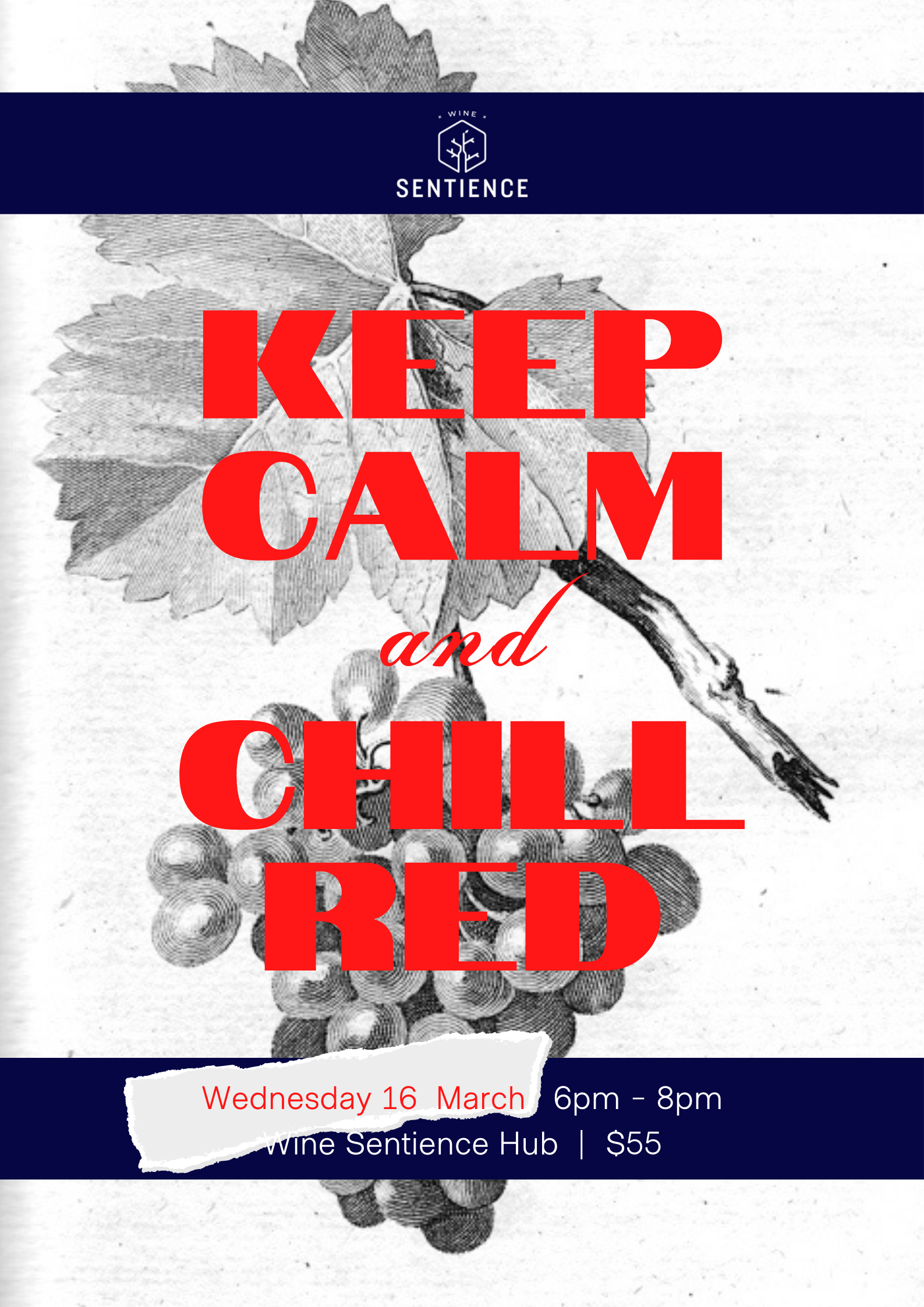 Keep Calm and Chill Red