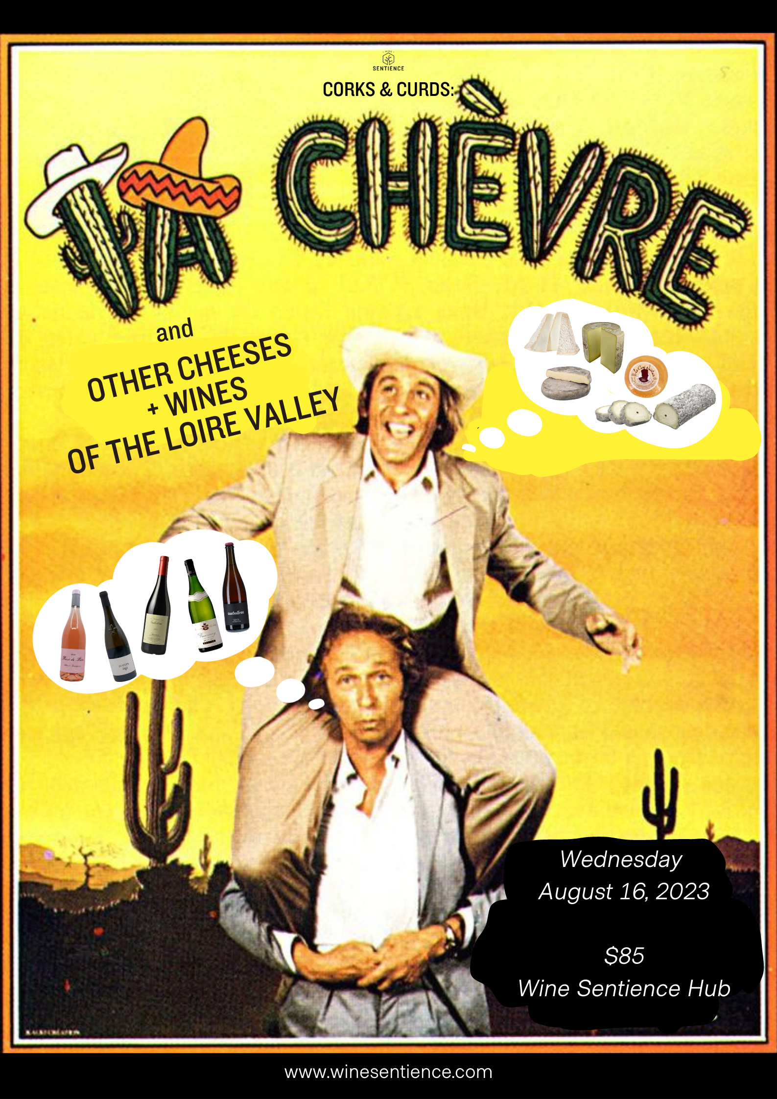 Corks & Curds: Chèvre and Other Cheeses + Wines of the Loire