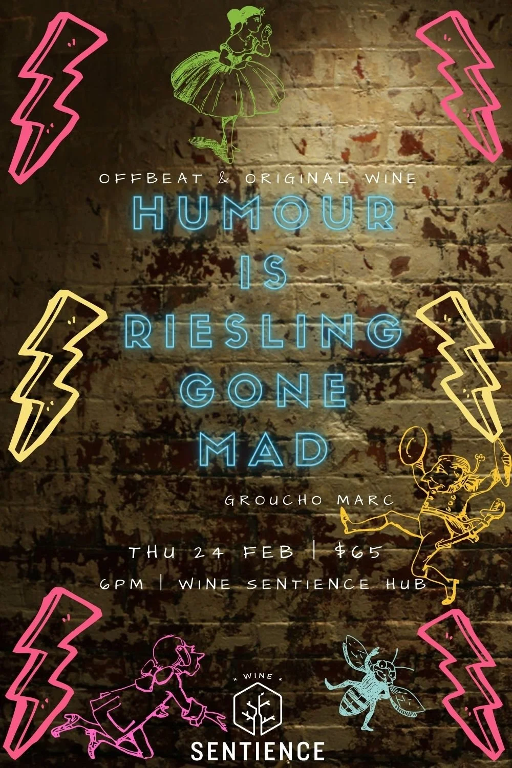 Humour is Riesling gone mad