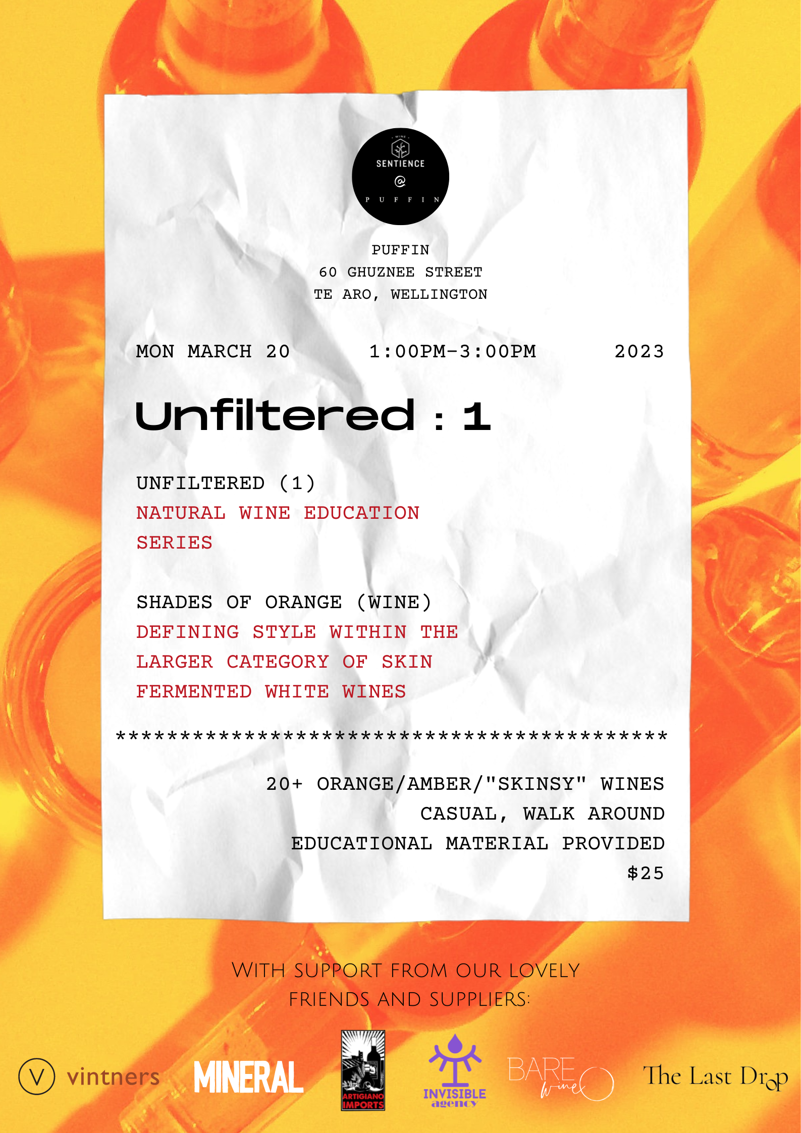 Unfiltered 1: Shades of Orange (Wine)